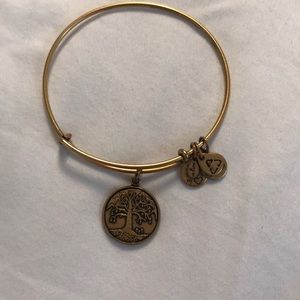 Gold Alex and Ani bracelet